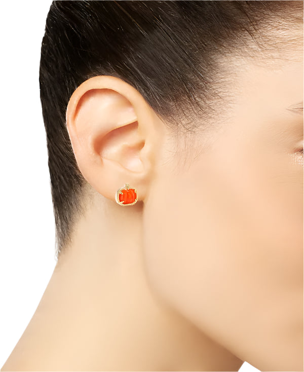 Kendra Scott Gold-Tone Pumpkin Stud Earrings