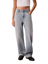 Calvin Klein Womens 90s Straight Lightweight Jeans