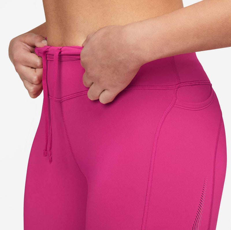 Nike Womens Dri-Fit Mid Rise Leggings