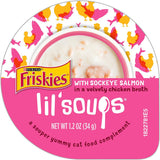 Purina Friskies Lil' Soups with Sockeye Salmon Wet Cat Food - 1.2 oz.