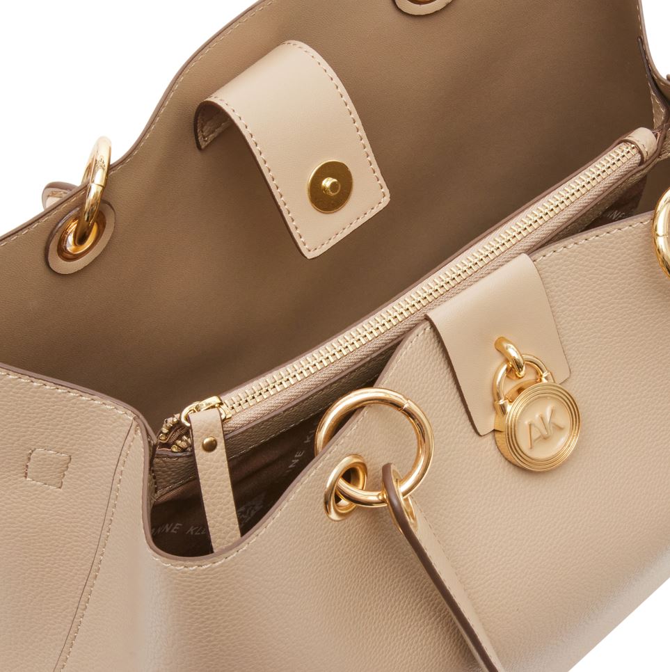 Anne Klein AK Lock Tote Handbag