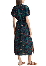 Vineyard Vines Womens Textured Button-Front Kaftan Dress