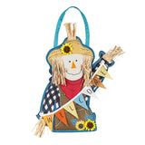 Evergreen Scarecrow Welcome Door Décor