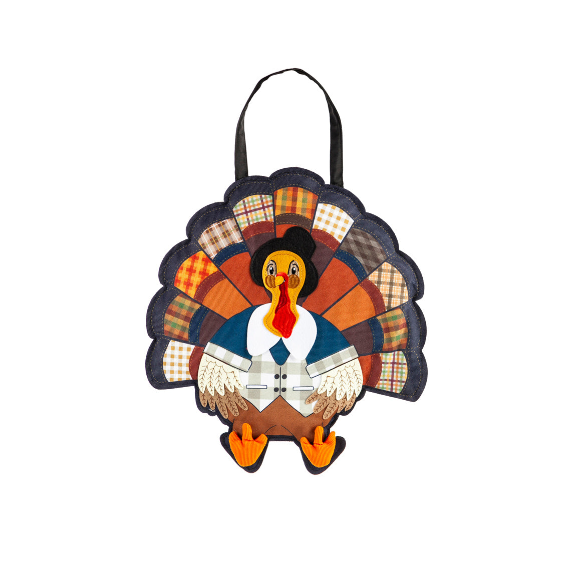 Evergreen Patterned Turkey Door Décor