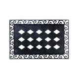 Evergreen Cutout Scroll Embossed Floor Mat Tray