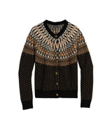 Vineyard Vines Womens Wool Blend Fair Isle Cardigan