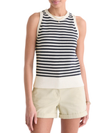 Vineyard Vines Womens Katie Cotton Rollneck Sweater Tank Top