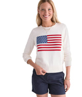 Vineyard Vines Women's Roll Neck Flag Sweater