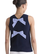 Vineyard Vines Womens Katie Cotton Bow Sweater Tank Top