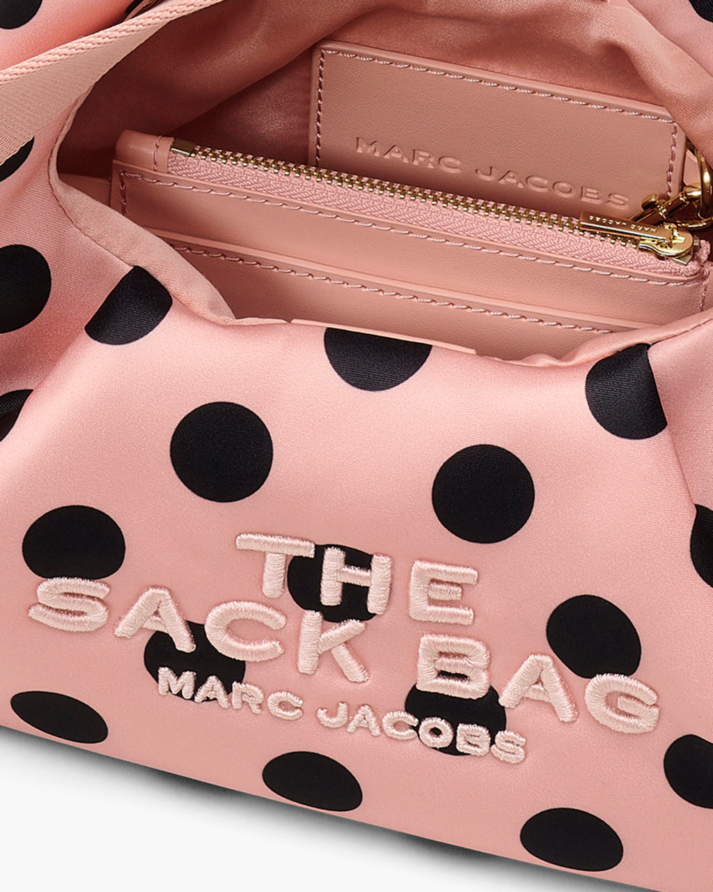 Marc Jacobs The Mini Sack Satin Shoulder Handbag
