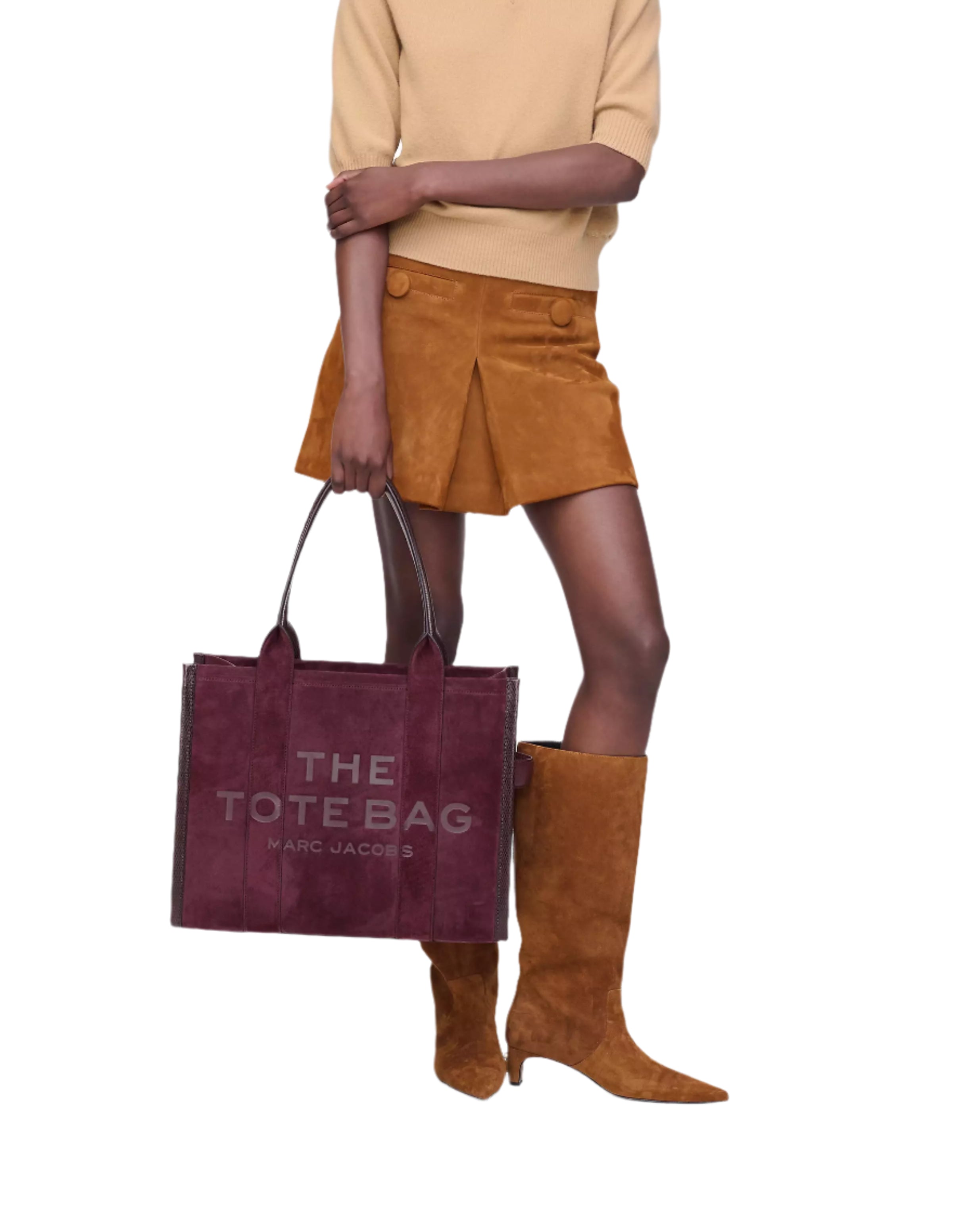Marc Jacobs The Suede Large Tote Handbag