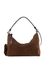 Marc Jacobs Suede Scene Large Shoulder Handbag