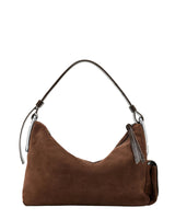 Marc Jacobs Suede Scene Large Shoulder Handbag