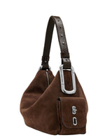 Marc Jacobs Suede Scene Large Shoulder Handbag