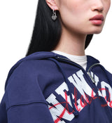 Marc Jacobs Heart Padlock Silver Earrings