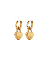 Marc Jacobs Padlock Antique Gold Earrings