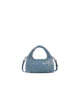 Marc Jacobs The Floral Denim Micro Crossbody Sack Handbag