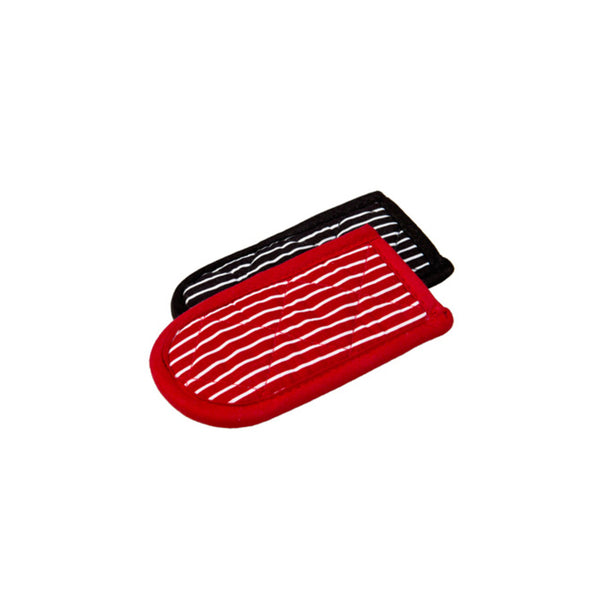 Lodge Striped Fabric Hot Handle Holders - Set of 2