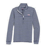 Vineyard Vines Womens Striped Sankaty Long Sleeve Shep Shirt