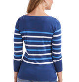 Vineyard Vines Womens Striped Boatneck Long Sleeve T-Shirt