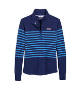Vineyard Vines Womens Dreamcloth Relaxed Shep Quarter Zip Pullover