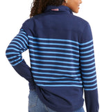Vineyard Vines Womens Dreamcloth Relaxed Shep Quarter Zip Pullover