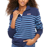 Vineyard Vines Womens Dreamcloth Relaxed Shep Quarter Zip Pullover
