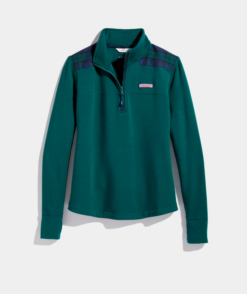Vineyard Vines Womens Blackwatch Dreamcloth Relaxed Shep Sweatshirt