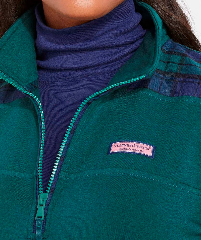 Vineyard Vines Womens Blackwatch Dreamcloth Relaxed Shep Sweatshirt