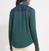 Vineyard Vines Womens Blackwatch Dreamcloth Relaxed Shep Sweatshirt