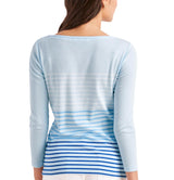 Vineyard Vines Womens Striped Boatneck Long Sleeve T-Shirt