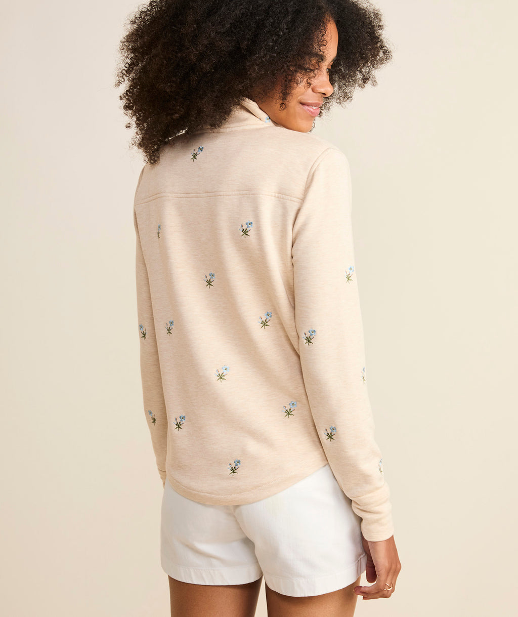 Vineyard Vines Womens Dreamcloth Embroidered Relaxed Shep