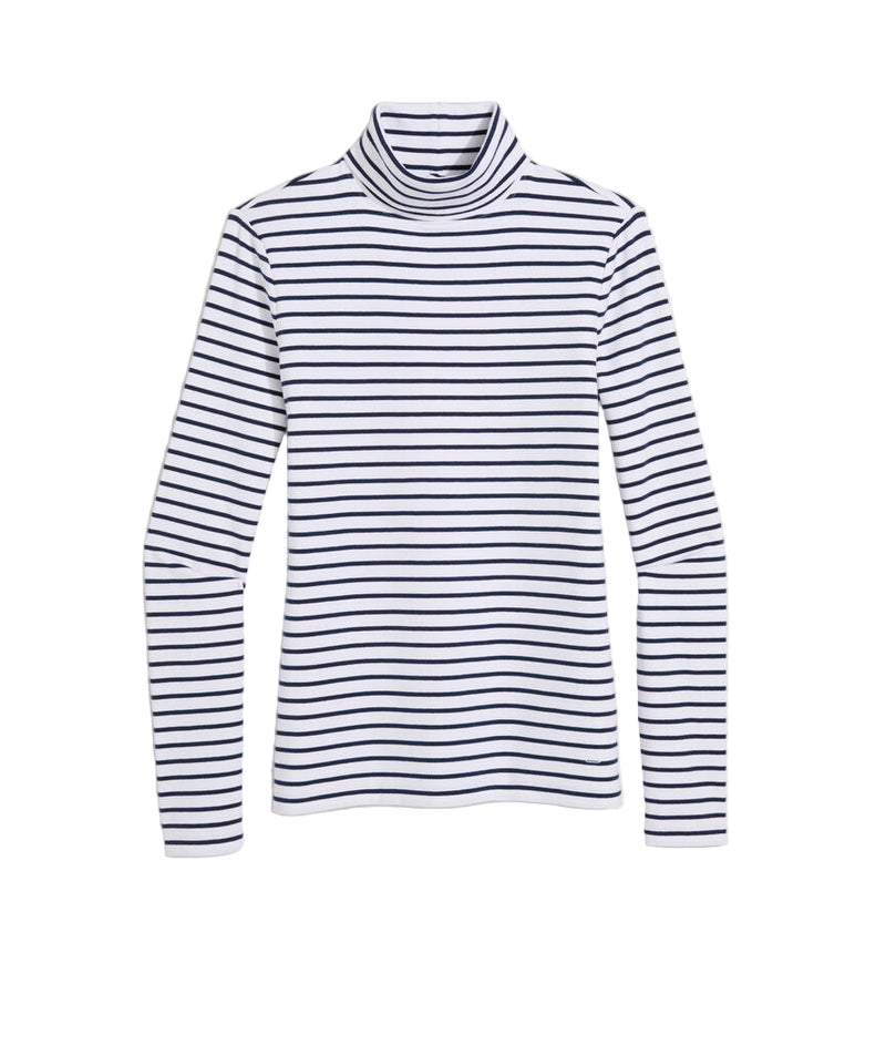 Vineyard Vines Womens Deluxe Turtleneck Long Sleeve Shirt