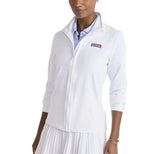 Vineyard Vines Womens Performance Sankaty Full-Zip Shep Shirt Jacket