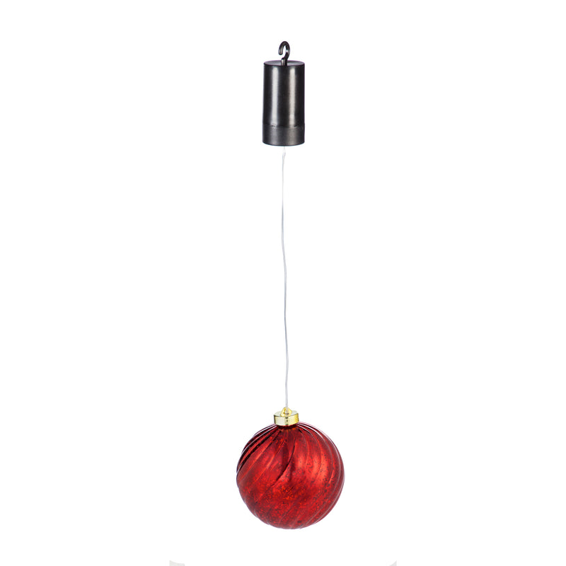 Evergreen 5" Red Shatterproof Top LED Ornament