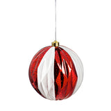 Evergreen 8" Red and White Top LED Ornament