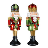 Evergreen Joyful Traditions LED Resin Nutcracker Statue