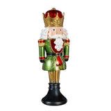Evergreen Joyful Traditions LED Resin Nutcracker Statue