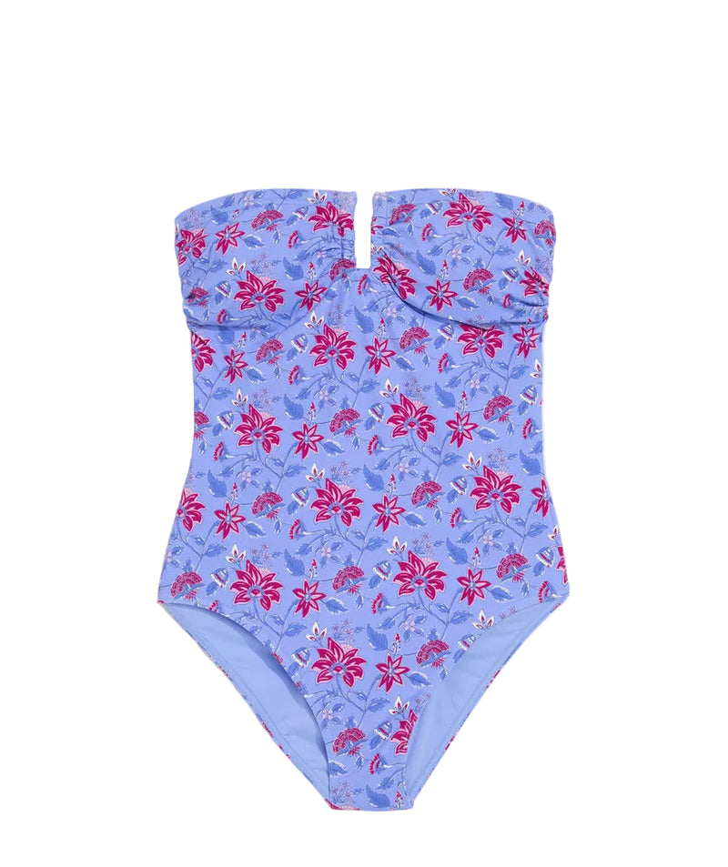 Vineyard Vines Womens Montauk Strapless One-Piece Swimsuit – ShopCGX