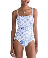 Vineyard Vines Womens Southampton Square Neck One-Piece