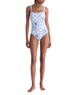 Vineyard Vines Womens Southampton Square Neck One-Piece