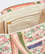 Vineyard Vines Womens Sea Breeze Floral Mini Heritage Tote Handbag
