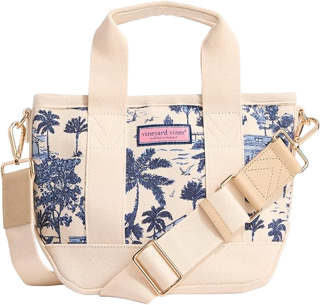 Vineyard Vines Printed Heritage Mini Tote Handbag