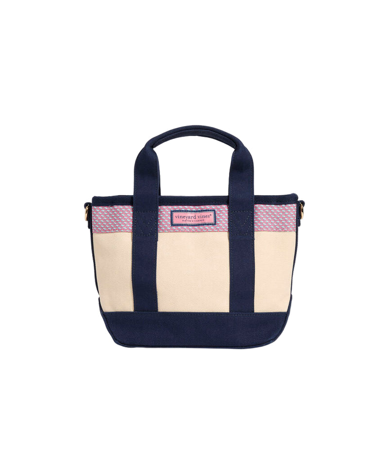 Vineyard Vines Womens Heritage Tie Silk Mini Tote Handbag