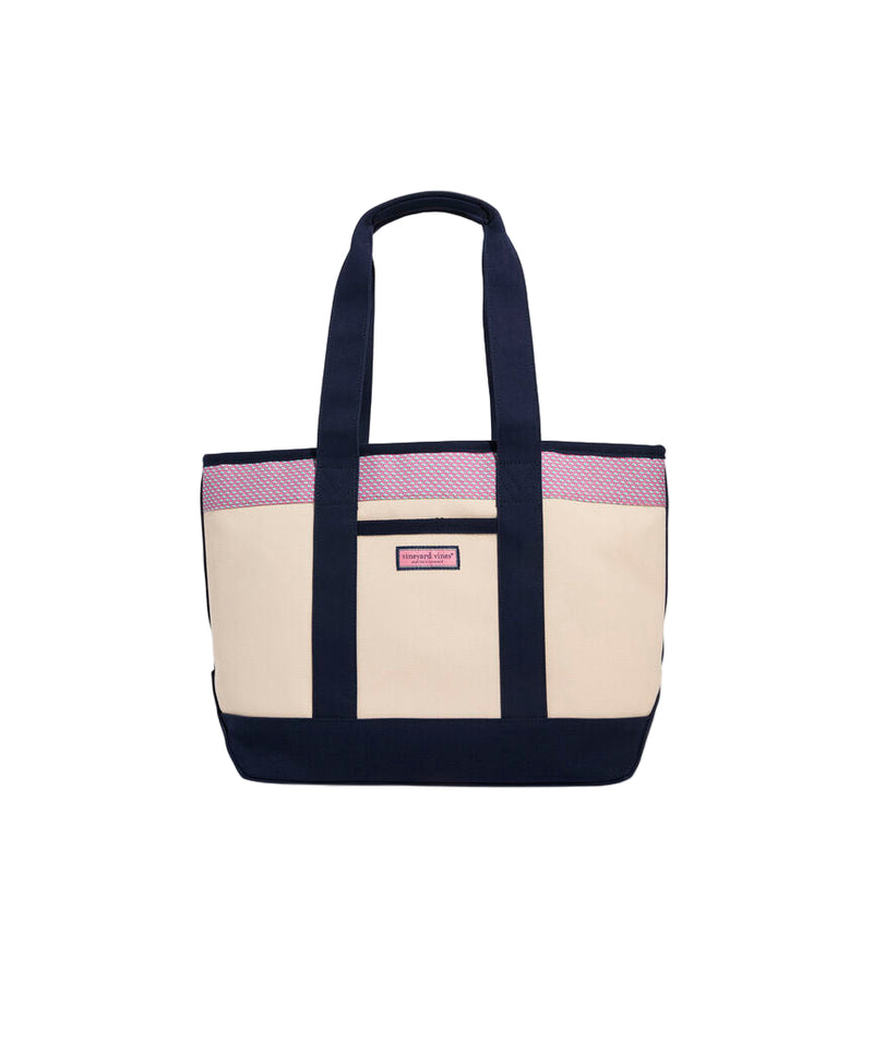 Vineyard Vines Heritage Tie Silk Medium Tote Handbag