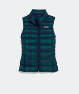 Vineyard Vines Womens Blackwatch Channeled Puffer Vest