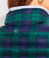 Vineyard Vines Womens Blackwatch Channeled Puffer Vest