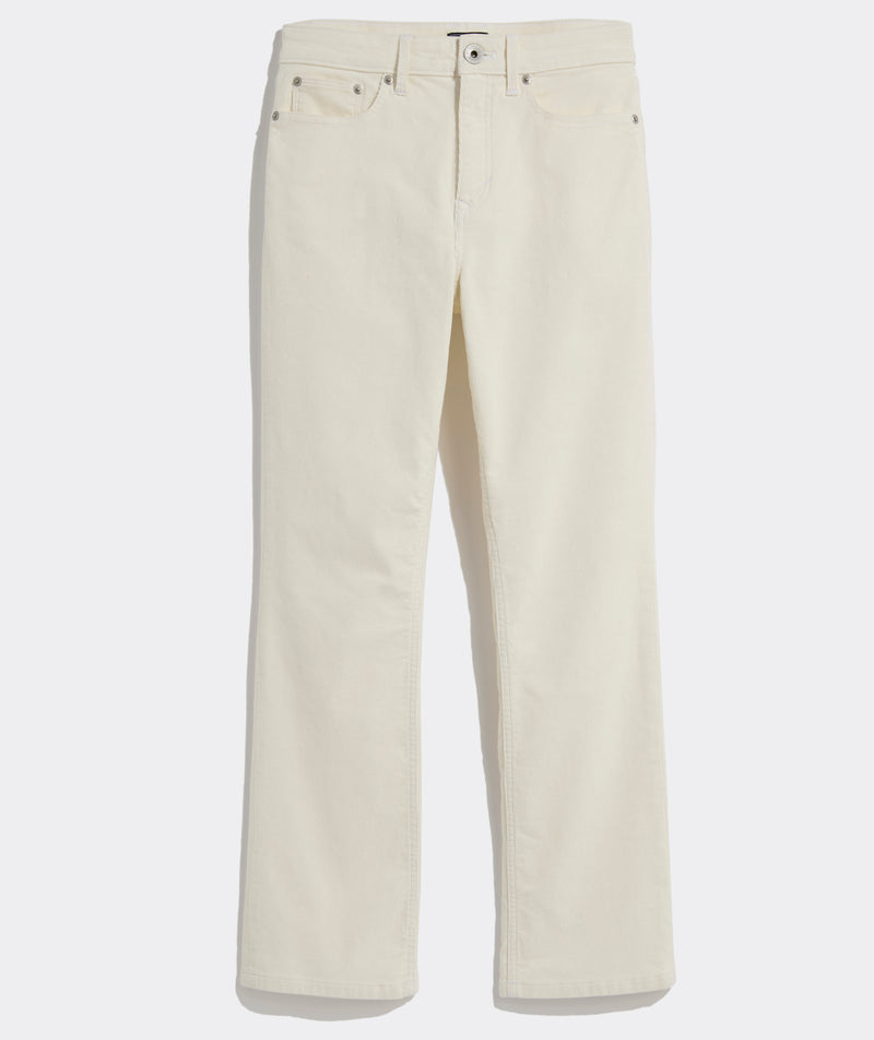 Vineyard Vines Womens Kick Flare Corduroy Pants