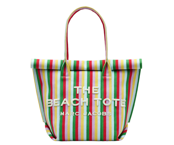 Marc Jacobs The Striped Jacquard Beach Tote Handbag