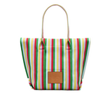 Marc Jacobs The Striped Jacquard Beach Tote Handbag